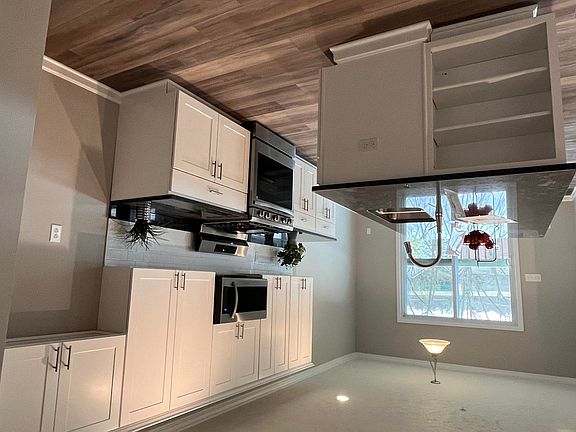 Kitchen with granite tops