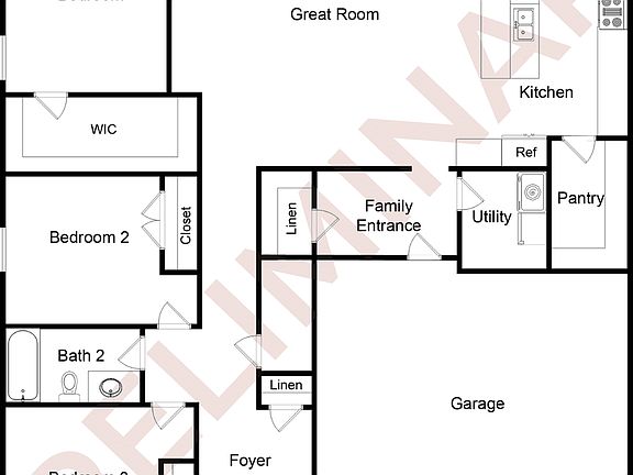 Preliminary floor plans shown. Floor plans are subject to change at any time without notice.