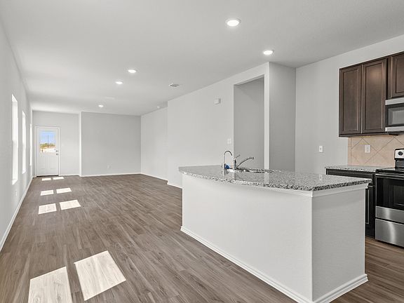 Dining to Kitchen and Family Room