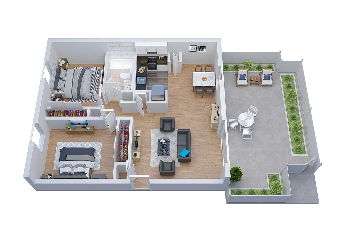 Floor plan B1
