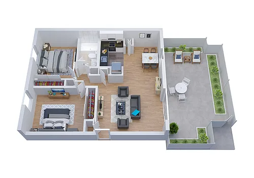 Floor plan B1
