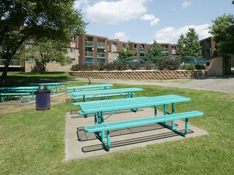 You will enjoy the outdoors with our well-kept lawn.