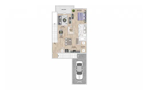 Floor plan A1b