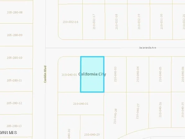 Vic Conklin Boulevard & Vic Jacaranda Ave, California City, CA 93505