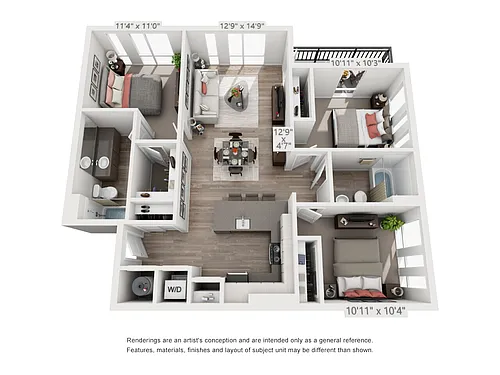 Floor plan C1