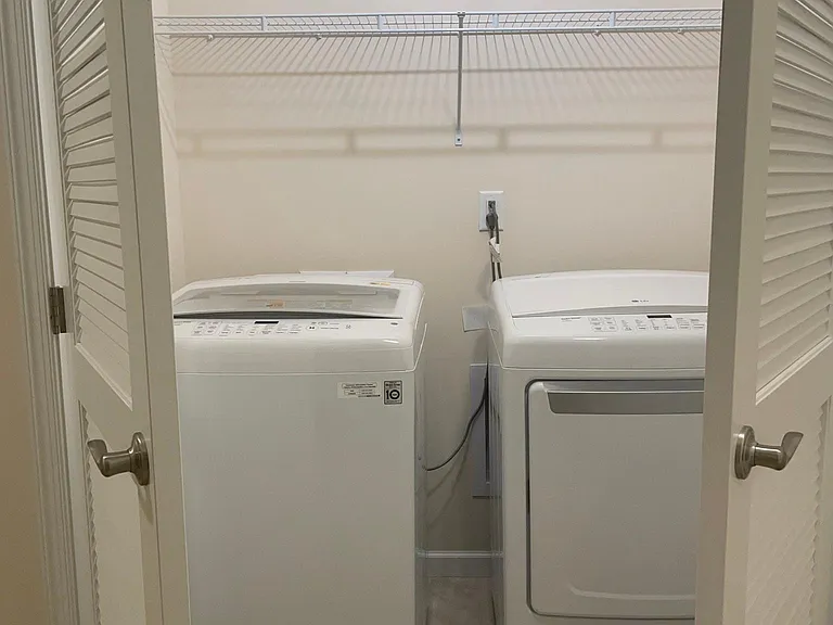 laundry on bedroom level