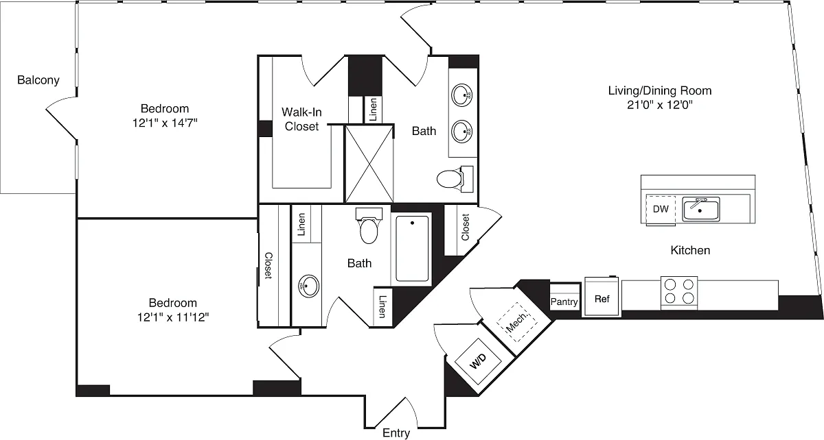 Floor plan C01-1