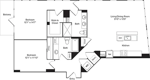 Floor plan C01-1