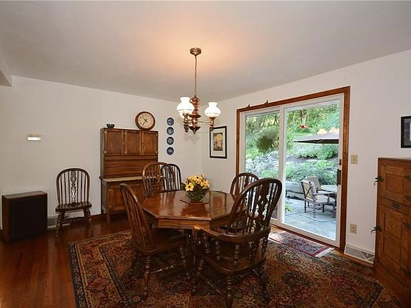 The dining room is perfect for entertaining.