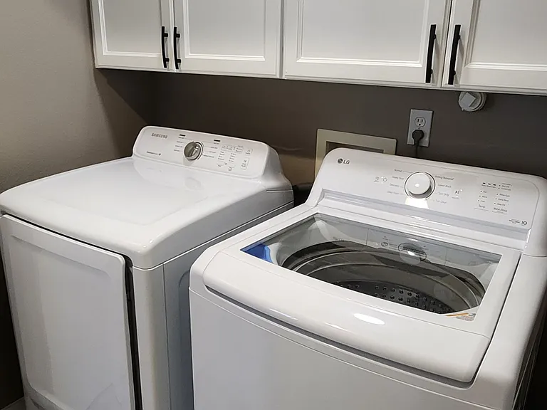 Laundry room upstairs.