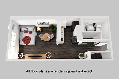 Floor plan Studio