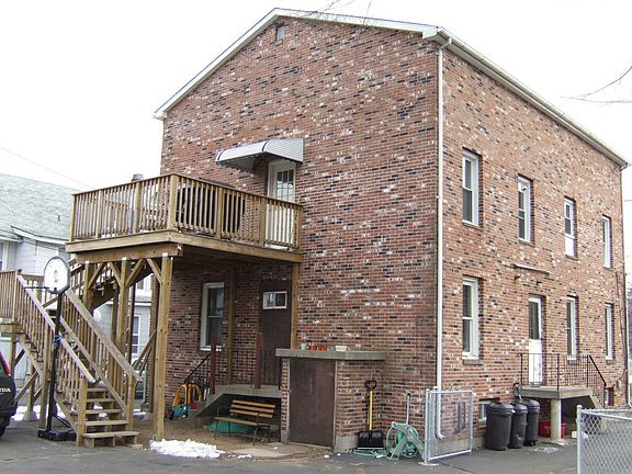 Rear view with deck/stairs