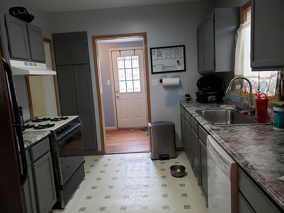 kitchen with new counters