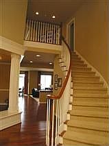 Romantic curved staircase