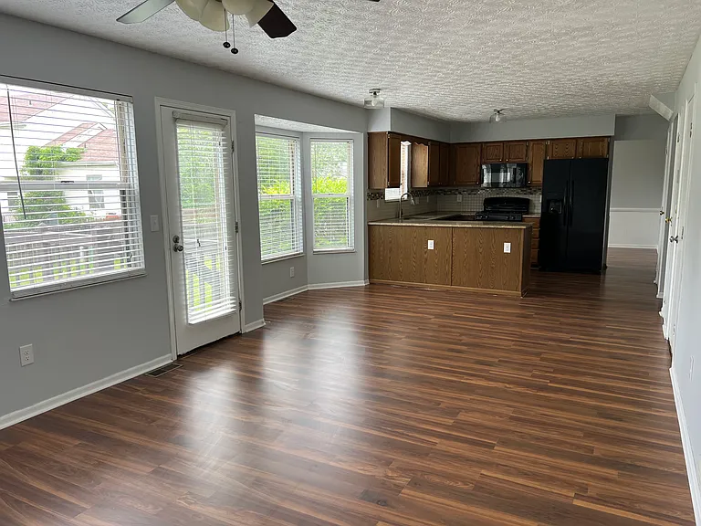 Family Room and Kitchen