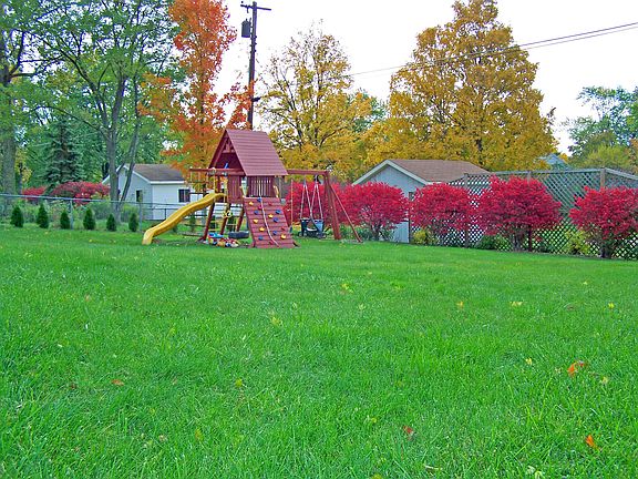 Backyard with playset in Fal