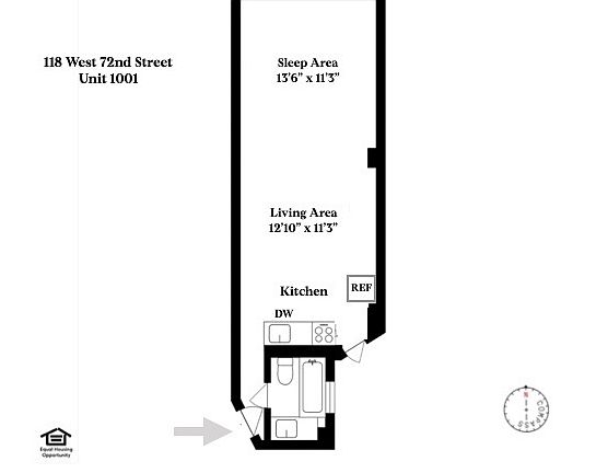 5th image of 118 W 72nd St APT 1001