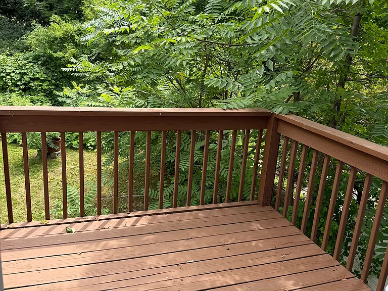 Private Deck off Kitchen