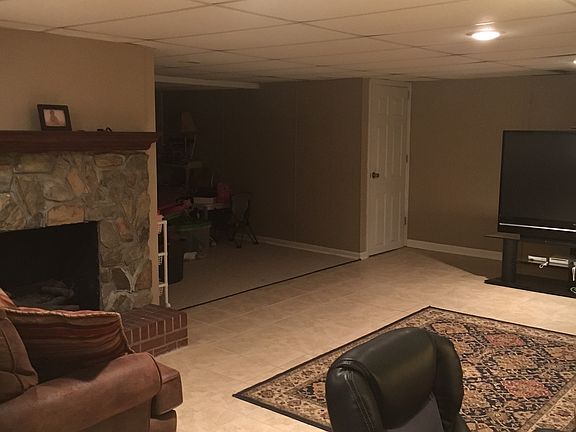 Finished basement area