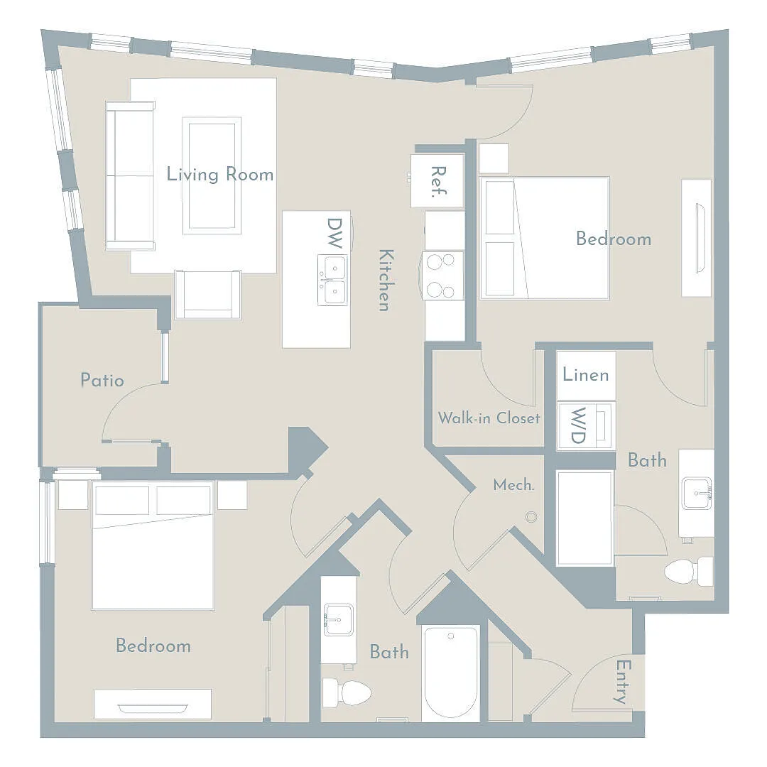 Floor plan B3