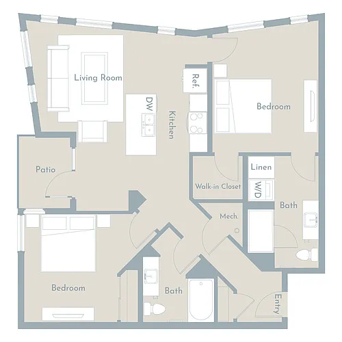 Floor plan B3