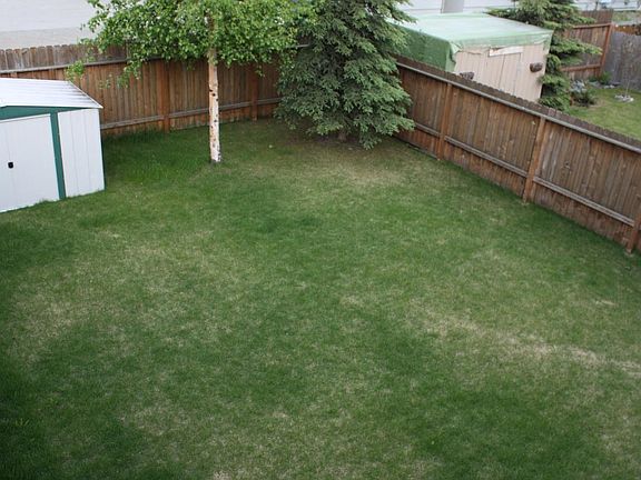 private backyard