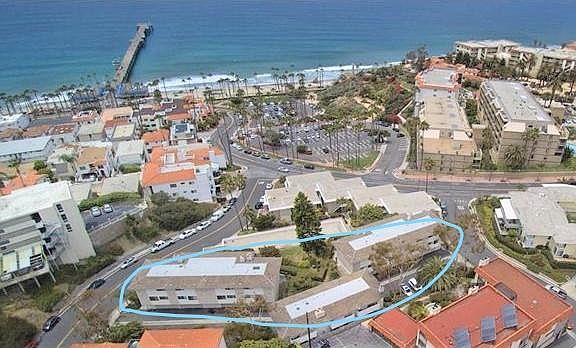 Fantastic location one complex back from upper pier parking lot and Avenida Del Mar