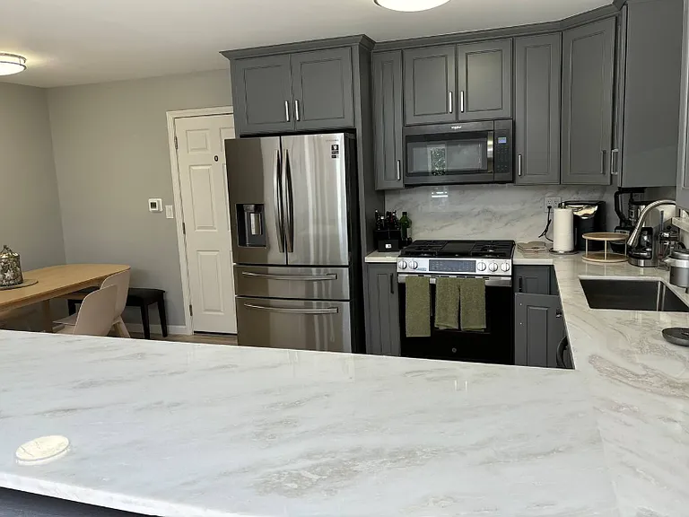 Fully stocked kitchen with all you should need to cook for the family, coffee machine, kettle, toaster, blender, cutlery , pots and pans and much more