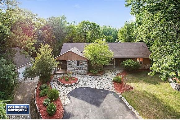 View from front of house