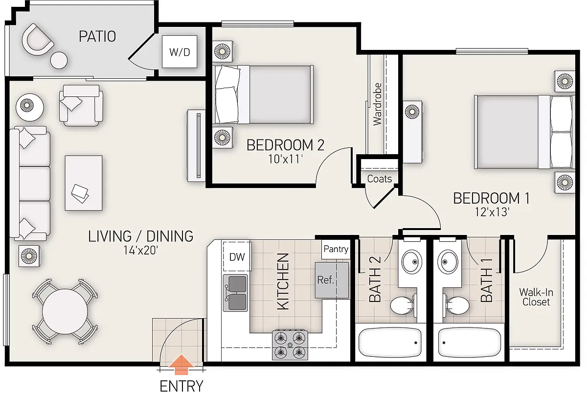 Floor plan Plan G