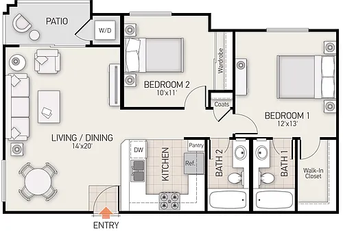 Floor plan Plan G
