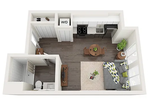 Floor plan Studio C