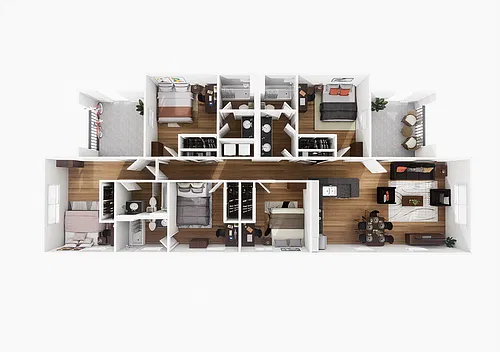 Floor plan 5X4
