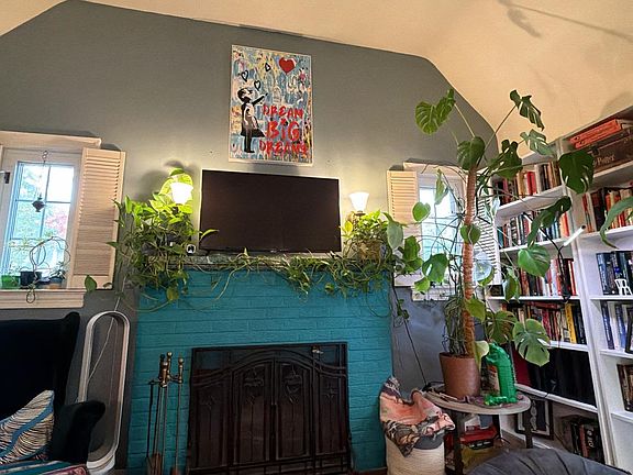 Front wall of living room