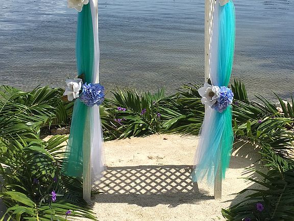 An oceanfront wedding venue
