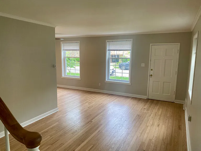 Living room and front entrance