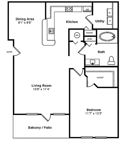 Floor plan The Roma