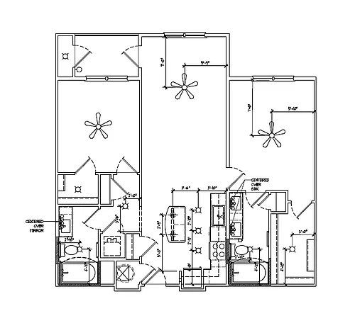 Floor plan 2 Bedroom