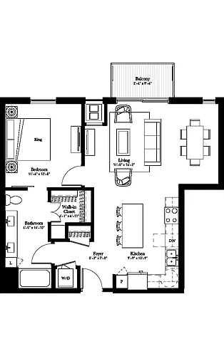 Floor plan Bellflower (A8.1)