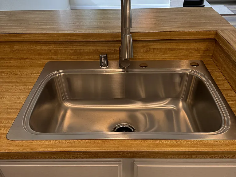 New Stainless Sink and Faucet
