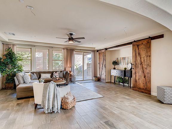 Open floor plan & all tile. 