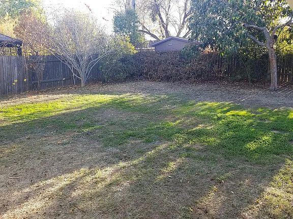 Large backyard