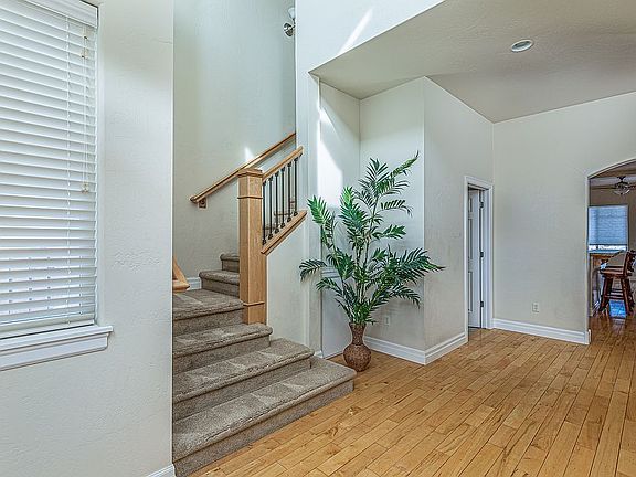Hallway and stairs upstairs