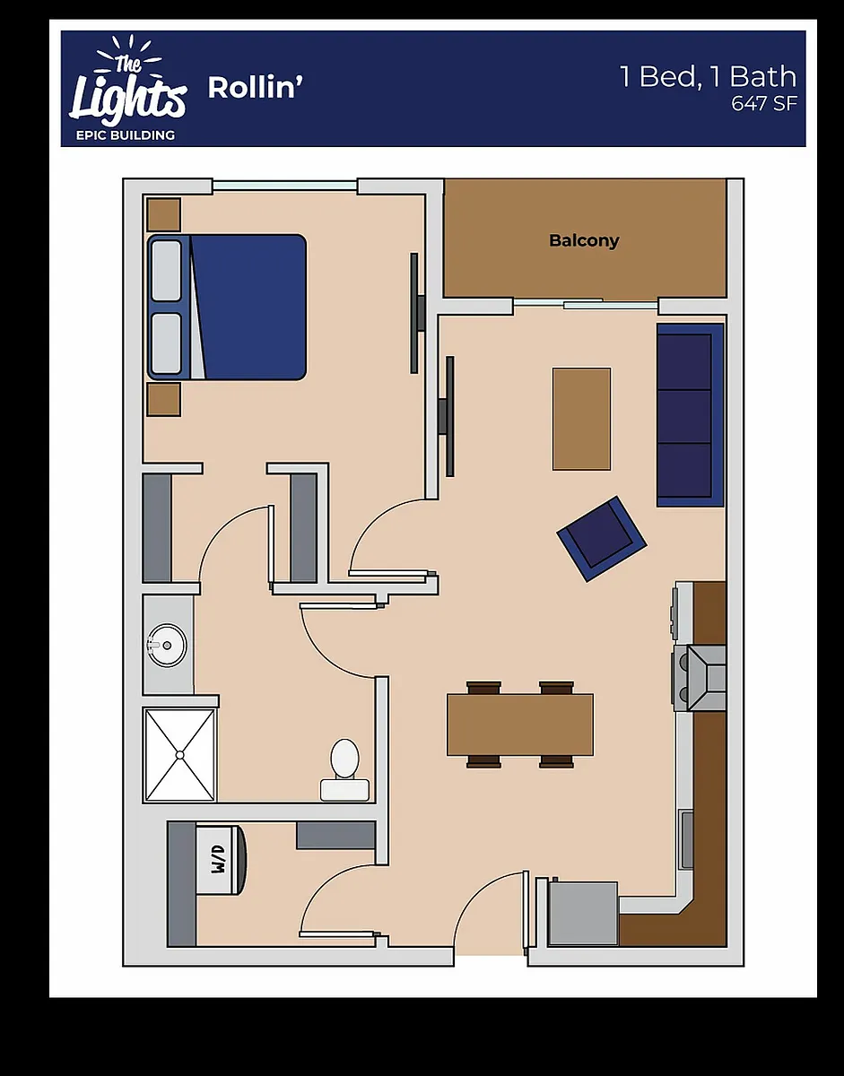 Floor plan Rollin' | Plaza View