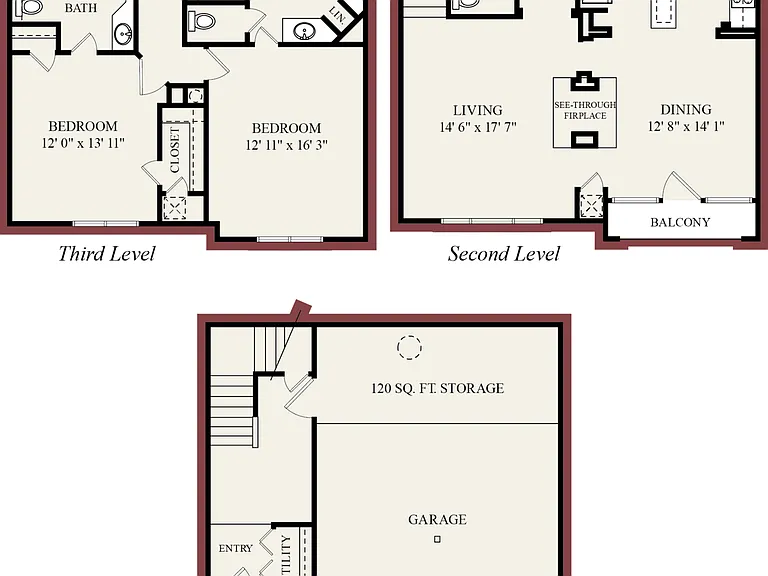 B8-Townhome floor plan Manchester State Thomas