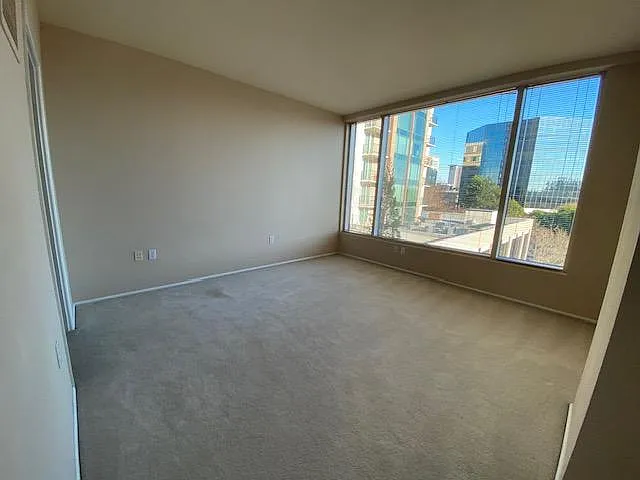 Spacious second bedroom with walk-in closet