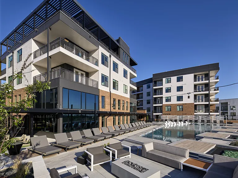 NEW South Building Poolside Fireplace and Lounge
