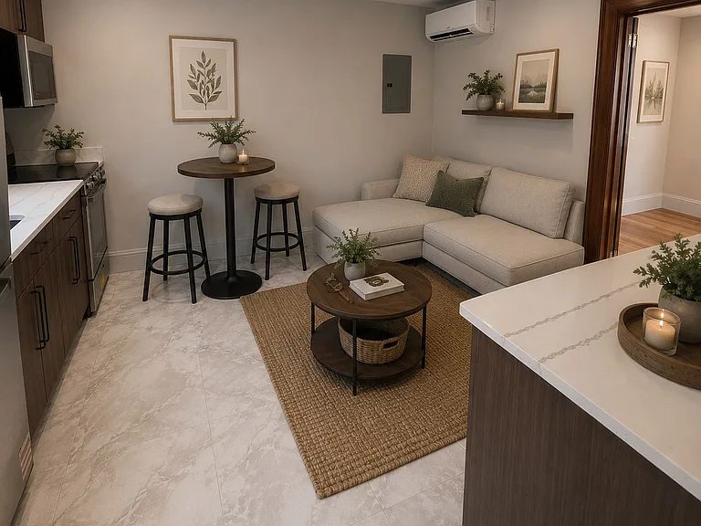 Images shown include virtual staging to demonstrate possible furniture placement