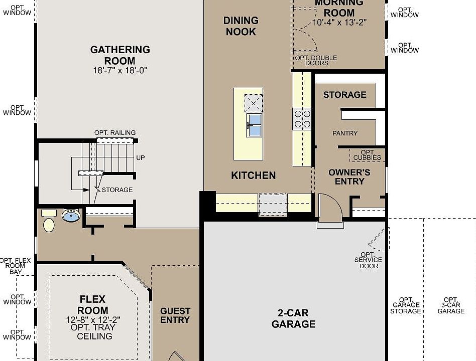 Glendale First Floor With Options