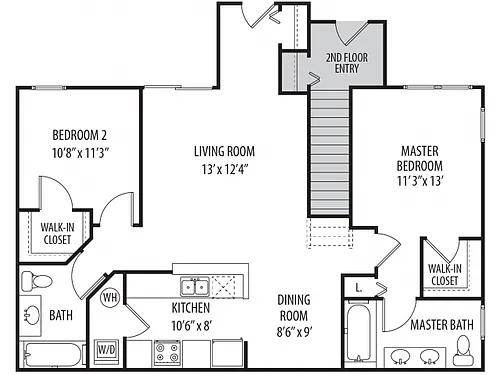 Floor plan The Henderson